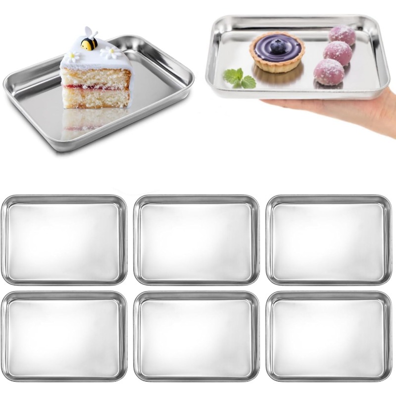 Kitchen Baking Sheet Organizer - 금속 음식 트레이 접시 휴대용 베이킹