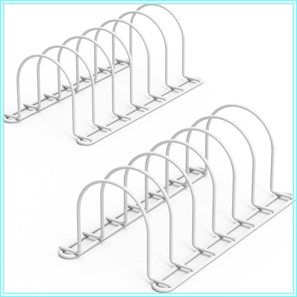 Kitchen Baking Sheet Organizer - 수직형 식기 정리대, 10.5인치 접시/냄비/뚜껑/도마/베이킹 시트용