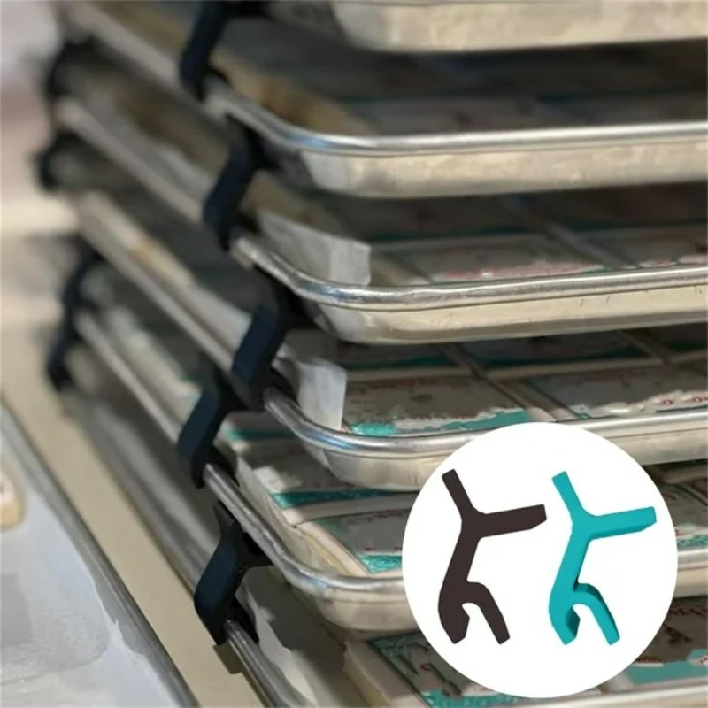 Kitchen Baking Sheet Organizer - 쌓을 수 있는 쿠키 시트 정리대,