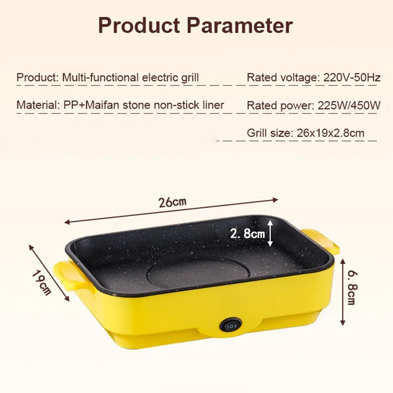 다기능 전기 바베큐 그릴 26cm 스퀘어 미니 전기 베 - Kitchen Baking Tray Organiser 리뷰 및 가격