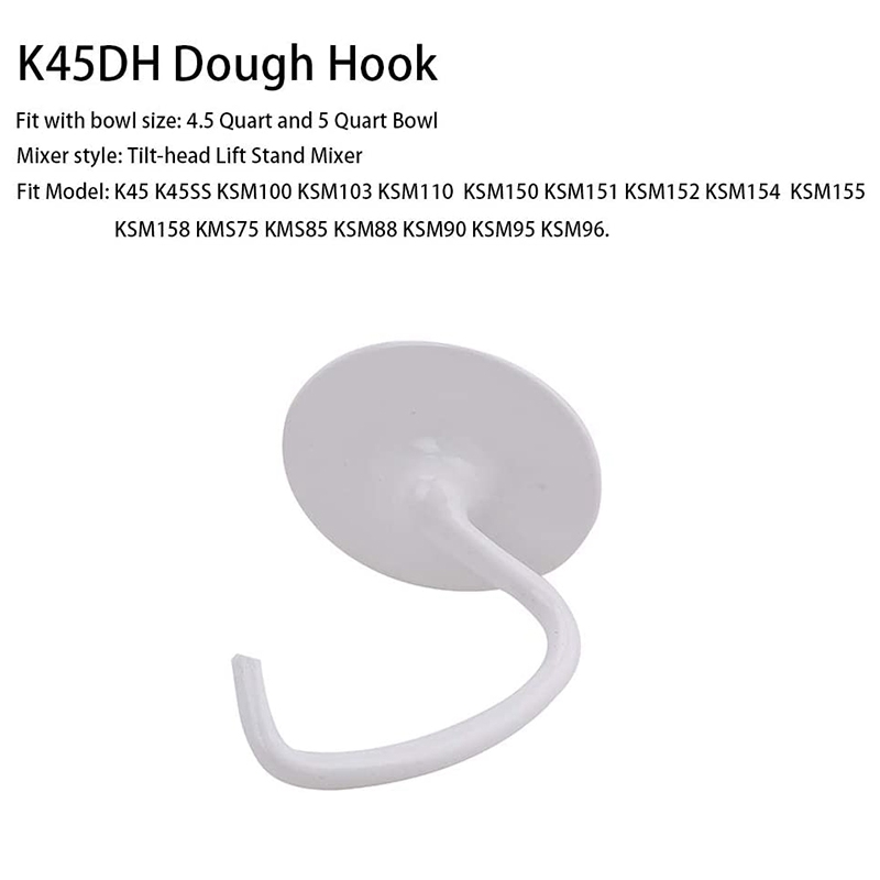 K45DH 반죽 훅, K45B 코팅 플랫 비터, K45 - Kitchenaid Mixer Hand Mixer 리뷰 및 가격