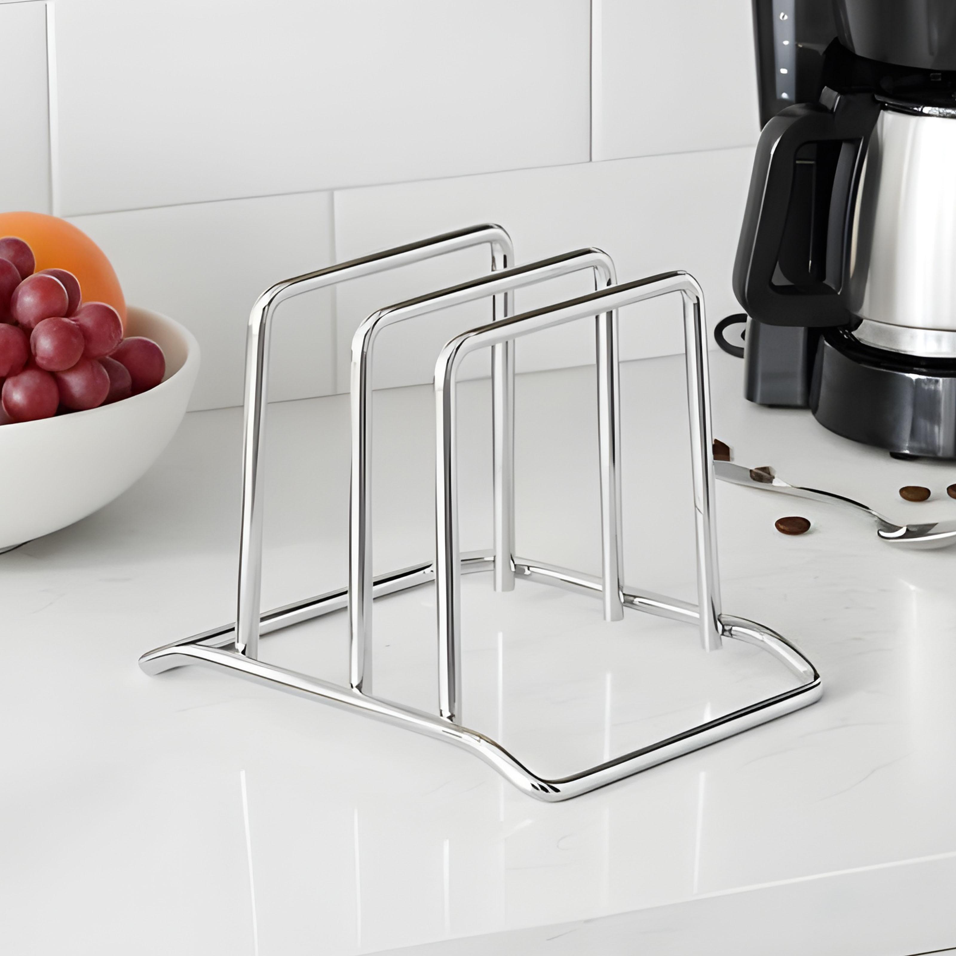 도마 홀더 스테인리스 스틸 시트 팬 랙 베이킹 트레이  - Kitchen Baking Sheet Organizer 리뷰 및 가격