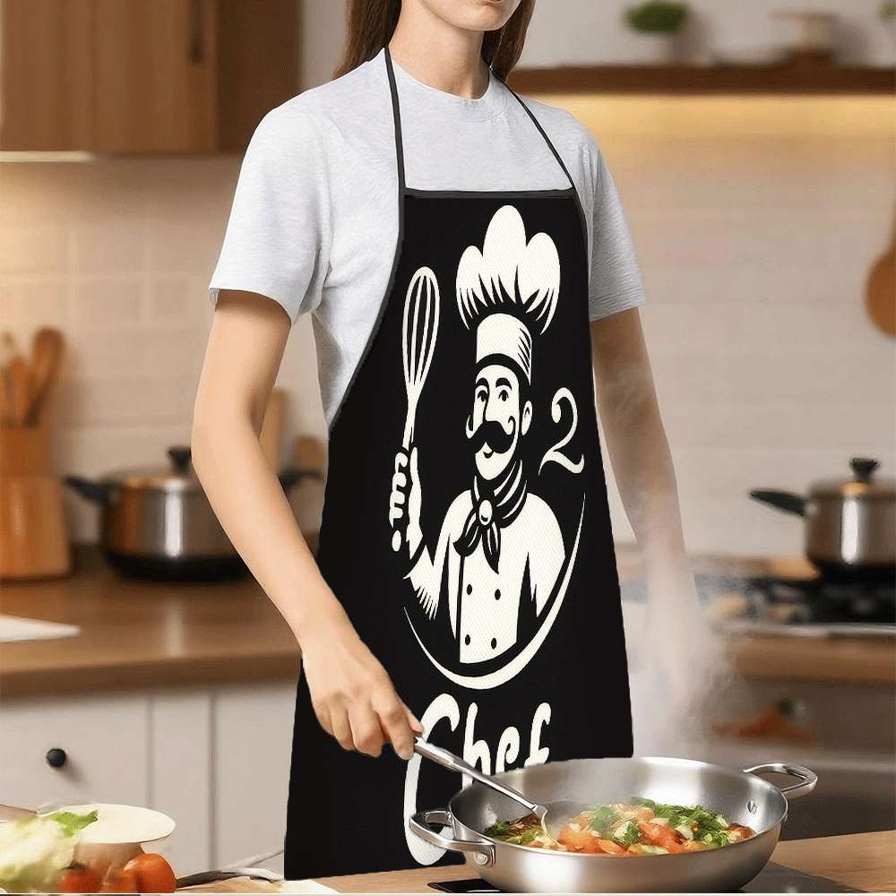 심플하고 클래식한 테마의 앞치마 1개, 자신감 넘치고  - Kitchen Baking Area Ideas 리뷰 및 가격