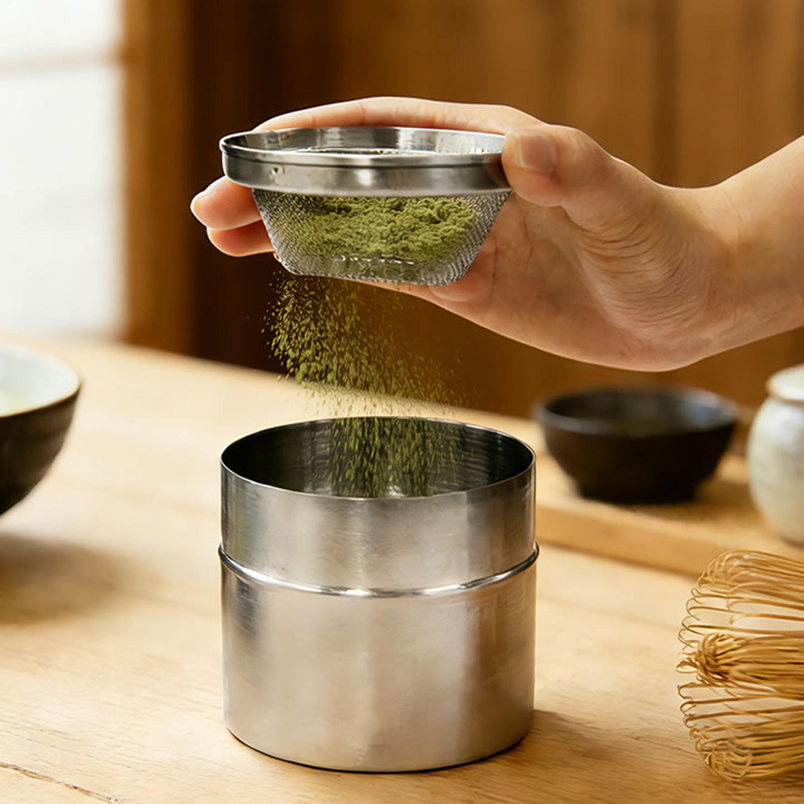 차 보관용 스테인리스 스틸 밀폐 용기, 분말 거름망(4 - Kitchen Baking Canisters 리뷰 및 가격