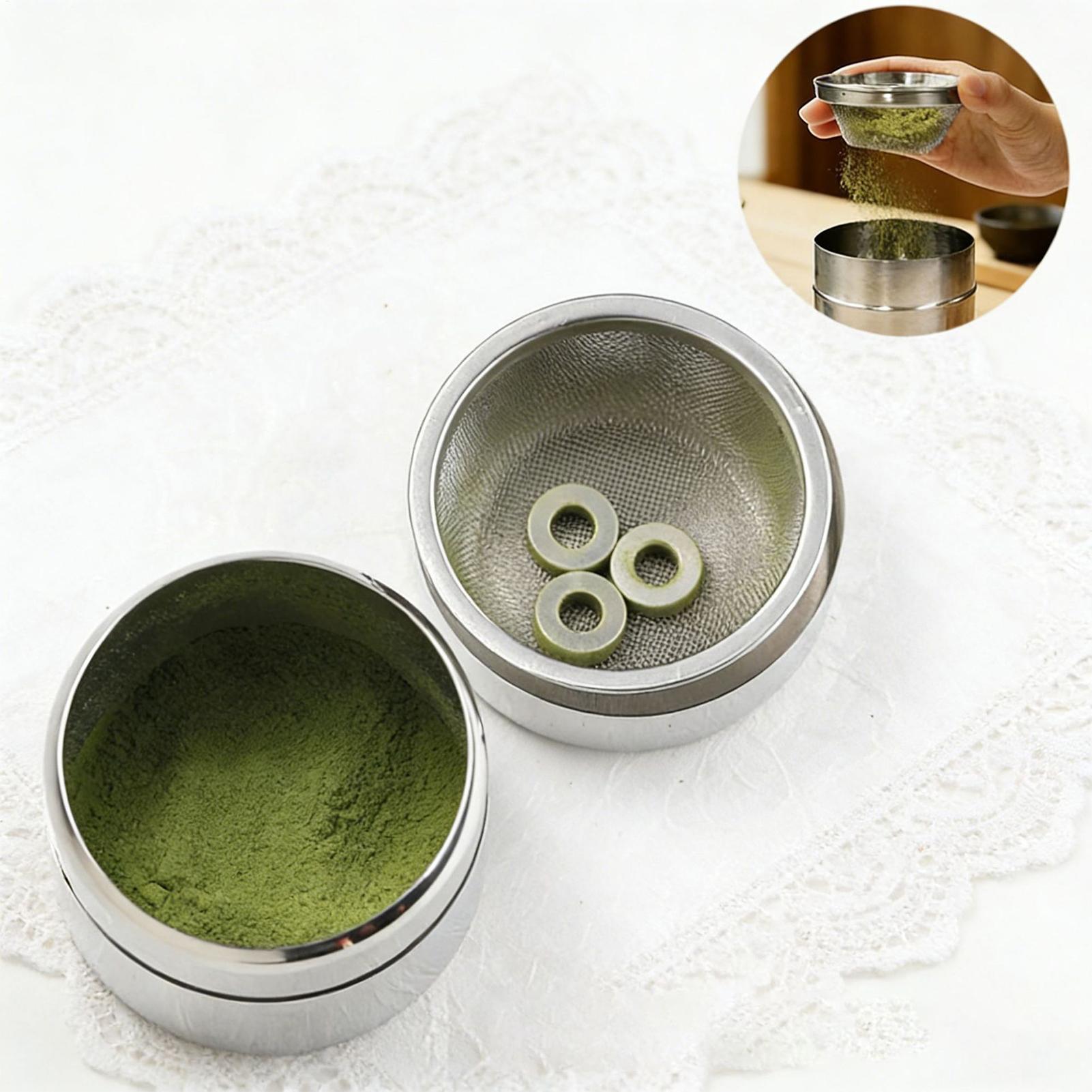 차 보관용 스테인리스 스틸 밀폐 용기, 분말 거름망(4 - Kitchen Baking Canisters 리뷰 및 가격