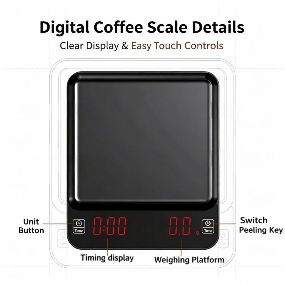 3kg/0.1g 고정밀 디지털 커피 저울, LED 휴대 - Baking In Kitchen 리뷰 및 가격