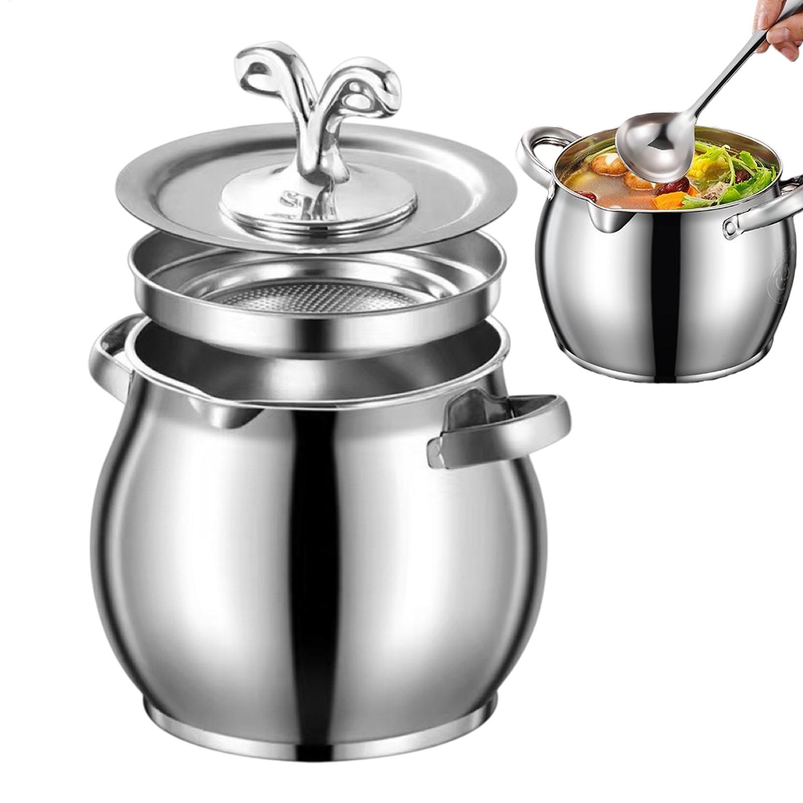 그리스 용기 스테인리스 스틸 기름 보관 용기 거름망 뚜 - Kitchen Baking Canisters 리뷰 및 가격