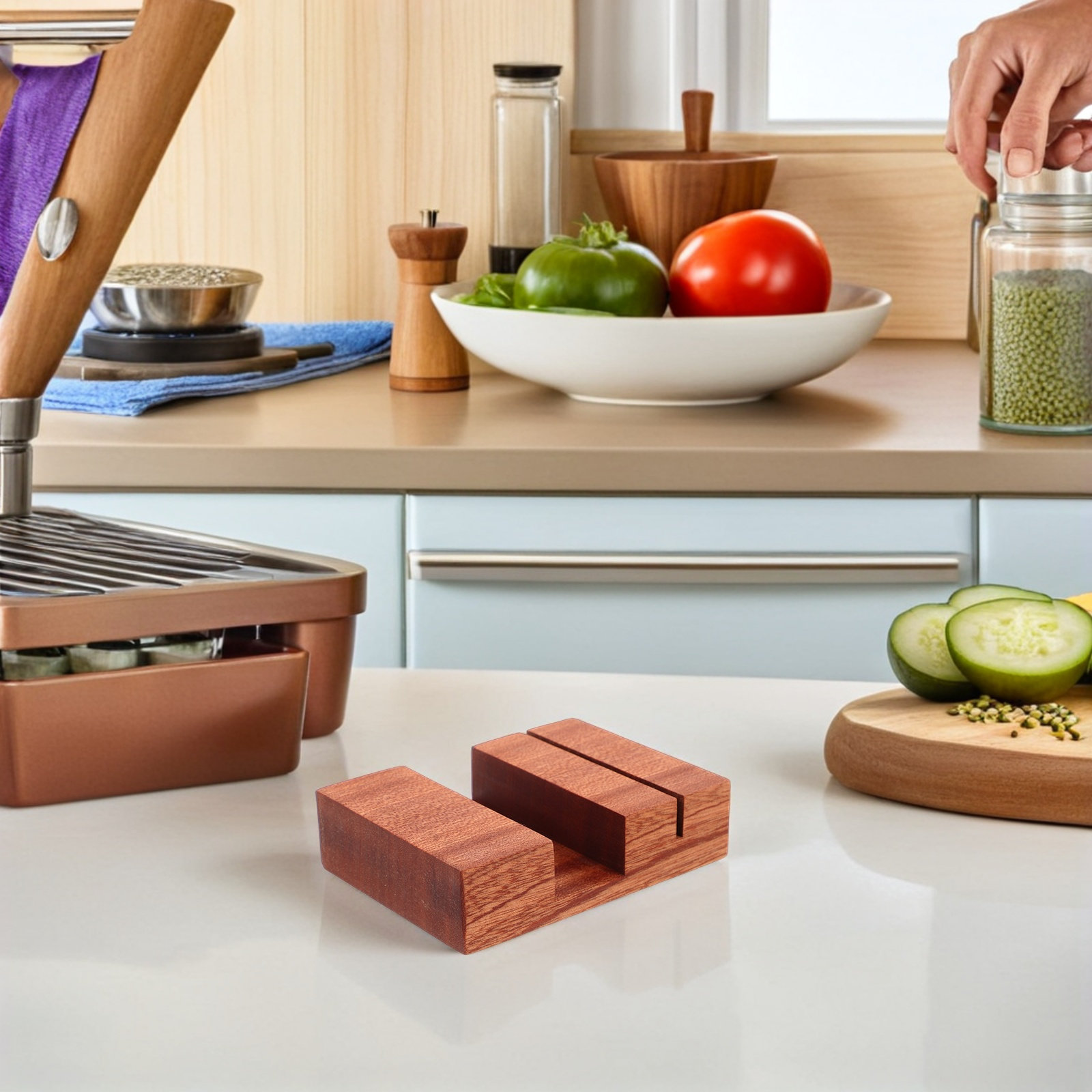 나무 냄비 뚜껑 홀더, 독립형 주방 도마 스탠드, 베이 - Kitchen Baking Sheet Organizer 리뷰 및 가격