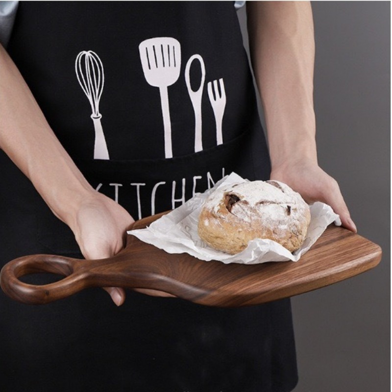검은 호두 단단한 도마 나무 트레이 피자 보드 도마 주 - Baking In Kitchen 리뷰 및 가격