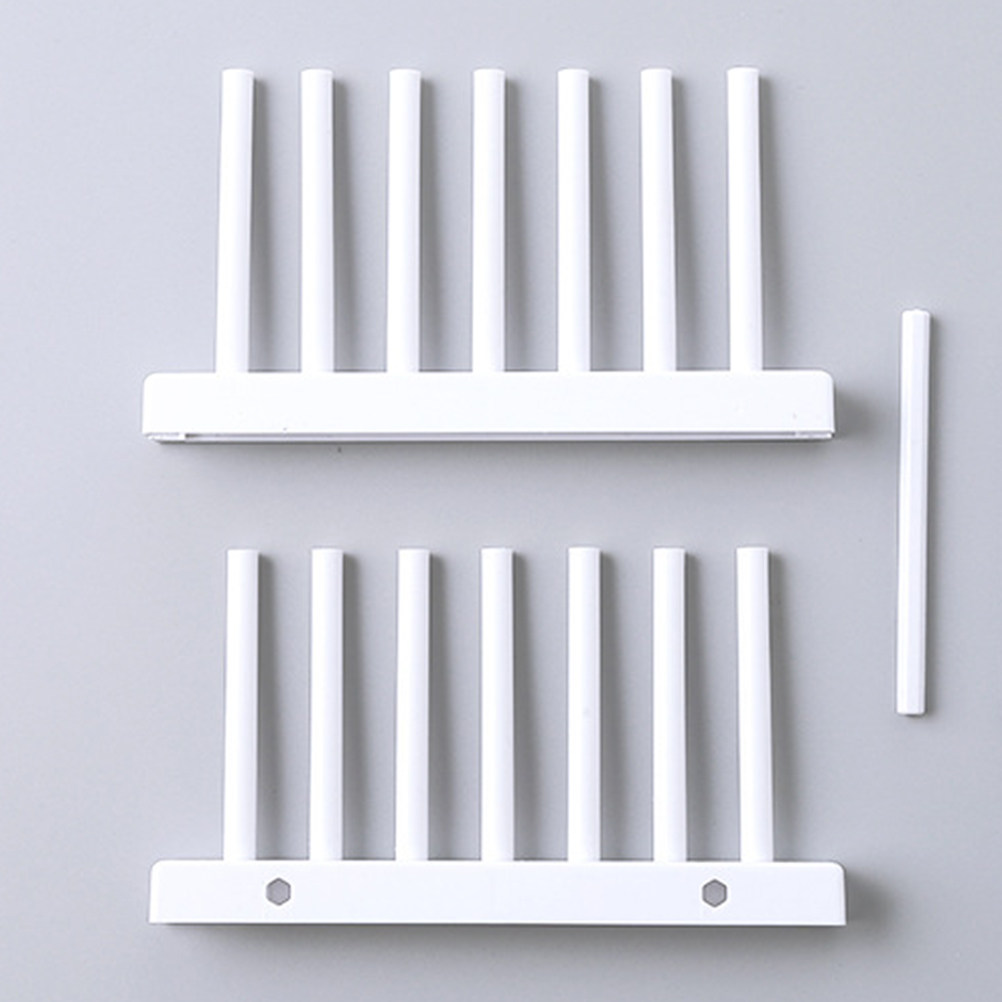 흰색 플라스틱 접시 선반 주방 수납 정리대 - 접시,  - Kitchen Baking Sheet Organizer 리뷰 및 가격