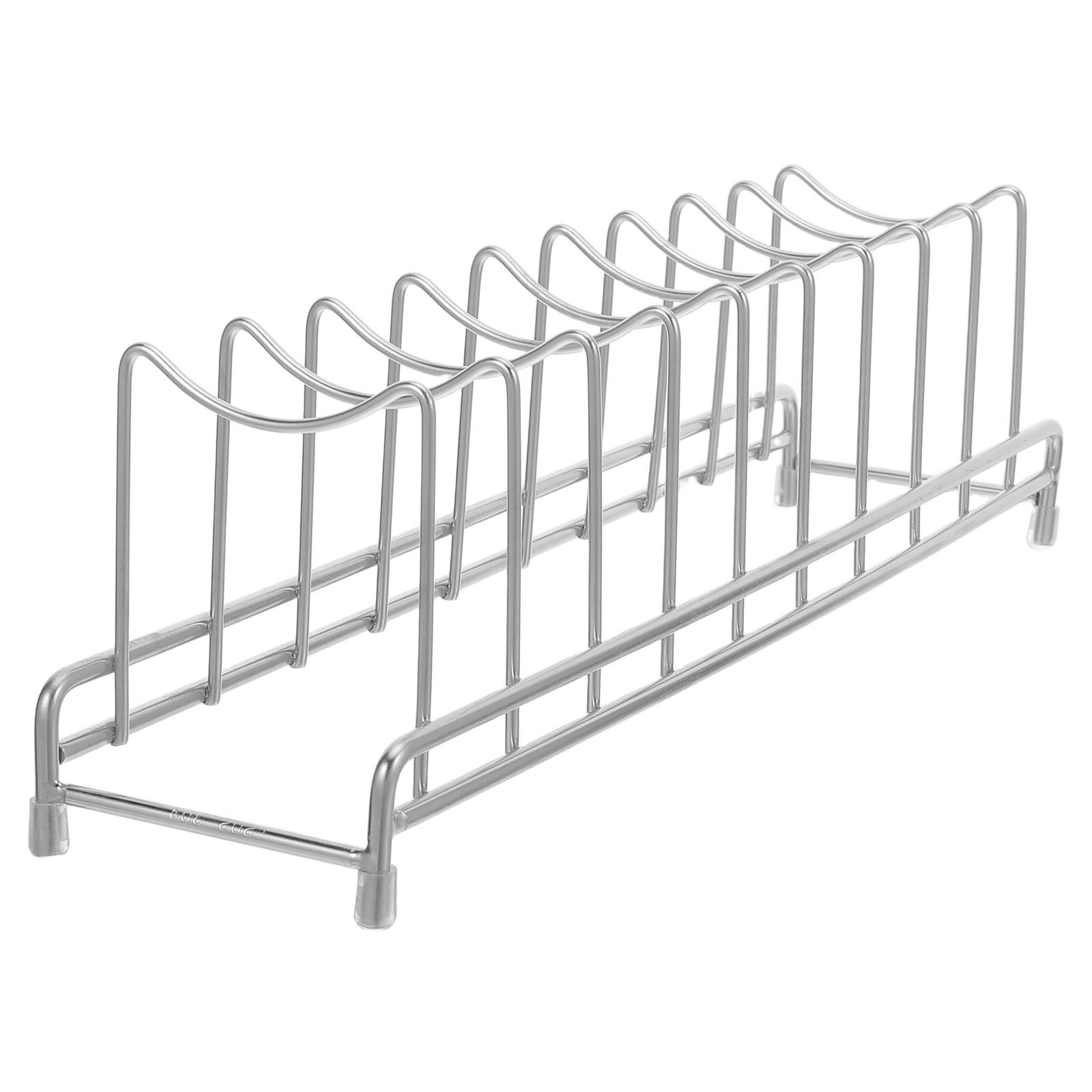 스테인리스 냄비 뚜껑 정리대 9칸 냄비 덮개 홀더 랙  - Kitchen Baking Sheet Organizer 리뷰 및 가격