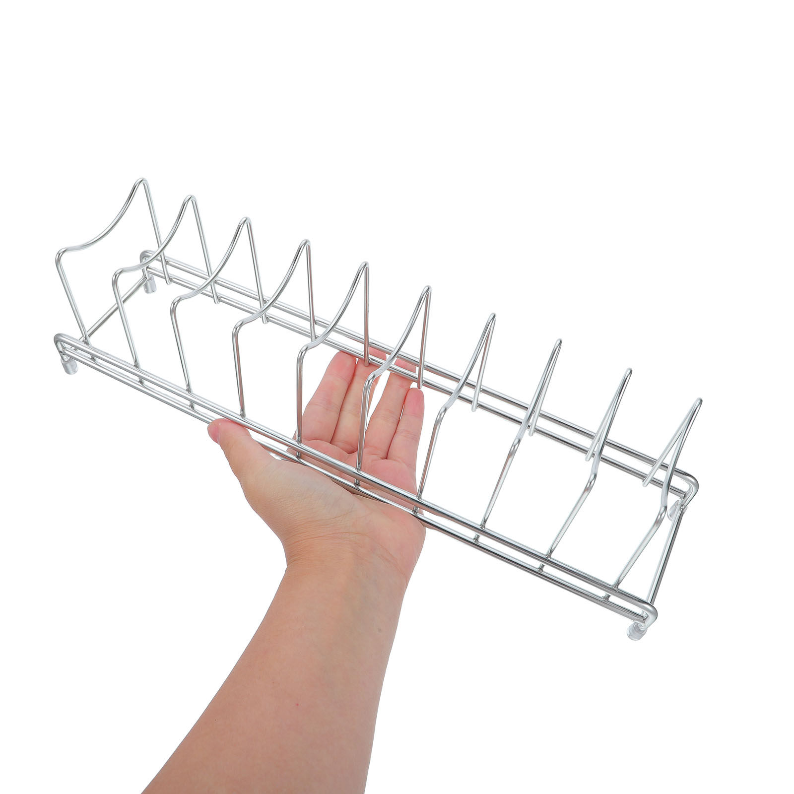 스테인리스 냄비 뚜껑 정리대 9칸 냄비 덮개 홀더 랙  - Kitchen Baking Sheet Organizer 리뷰 및 가격