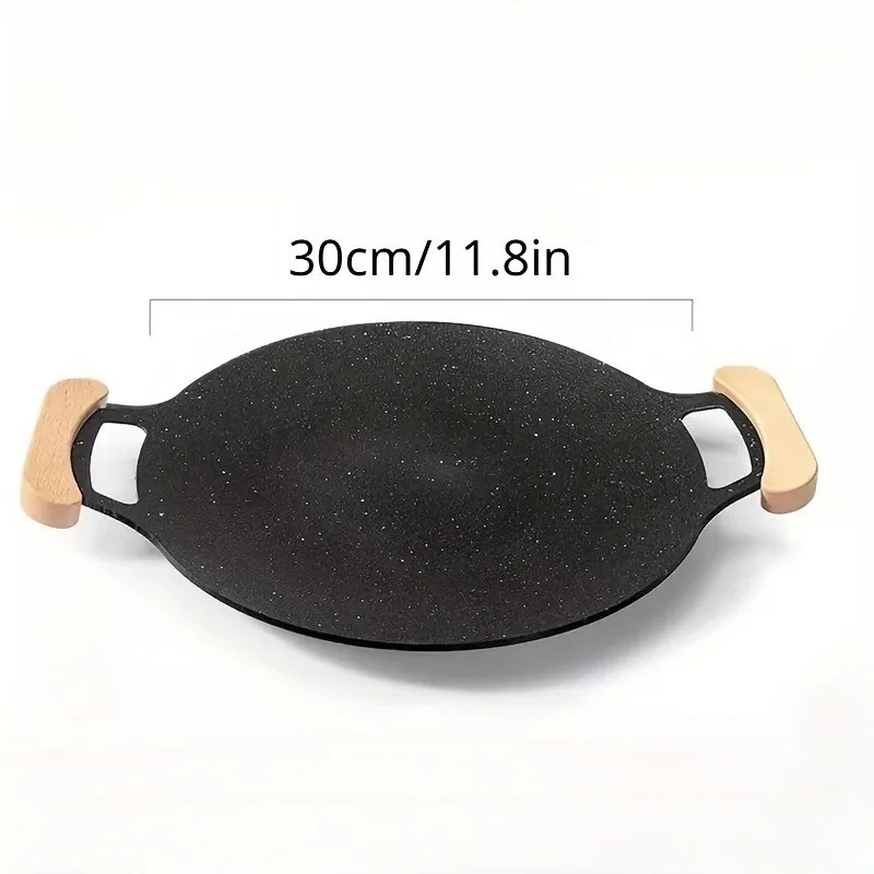 새로운 디자인 1개입 한국식 논스틱 원형 그릴 팬, 나 - Kitchen Baking Tray Organiser 리뷰 및 가격