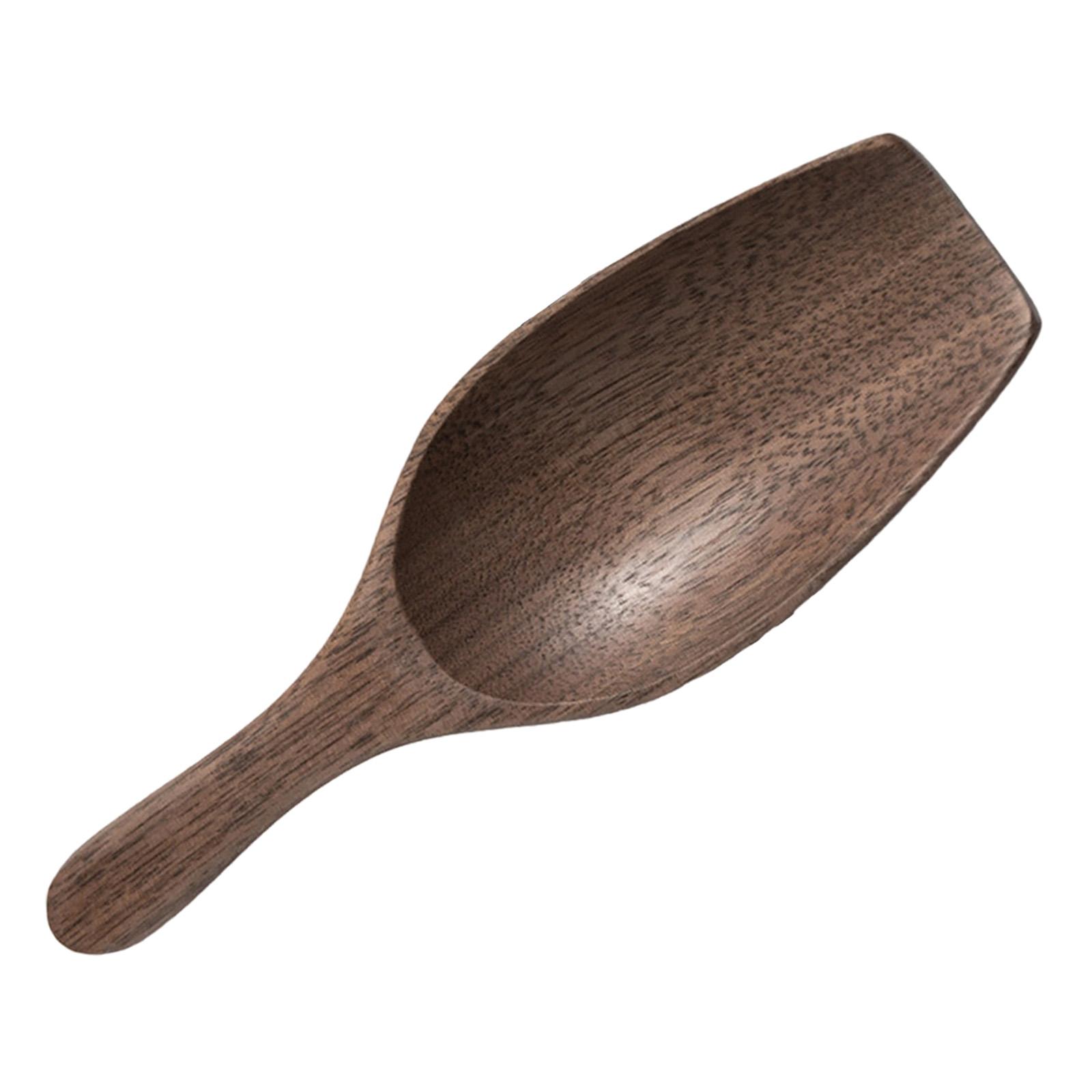 원목 커피 계량 스푼 작은 주방 스쿱 차 설탕 소금 용 - Kitchen Baking Canisters 리뷰 및 가격