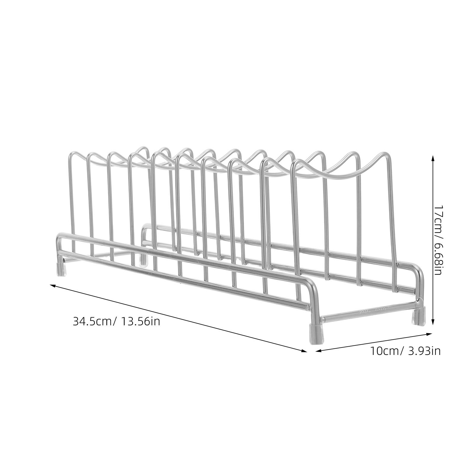 스테인리스 스틸 9단 냄비 뚜껑 정리대 주방 냄비 뚜껑 - Kitchen Baking Sheet Organizer 리뷰 및 가격