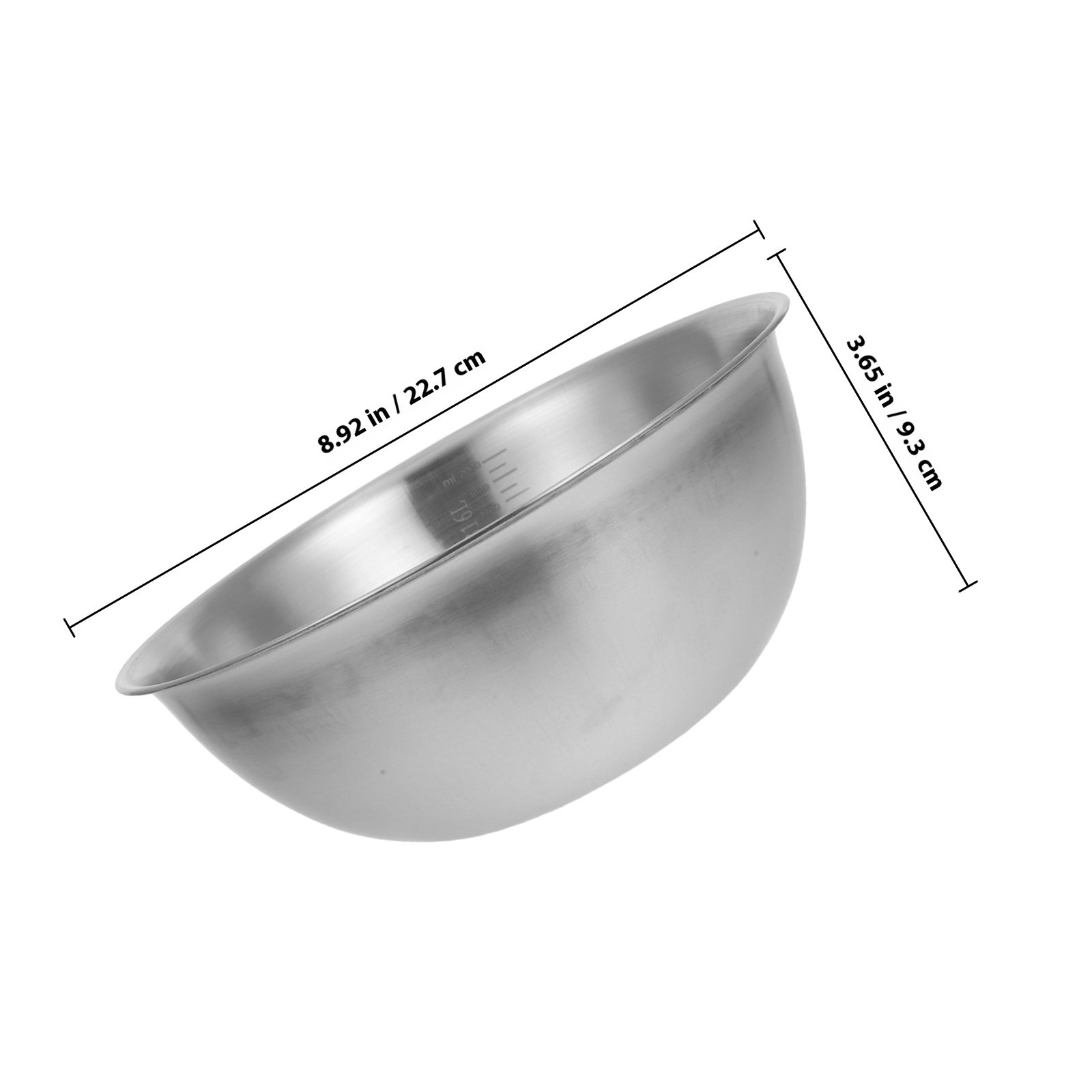 23cm 두꺼운 스테인리스 스틸 믹싱볼, 다용도 딥 키 - Kitchen Baking Bowls 리뷰 및 가격