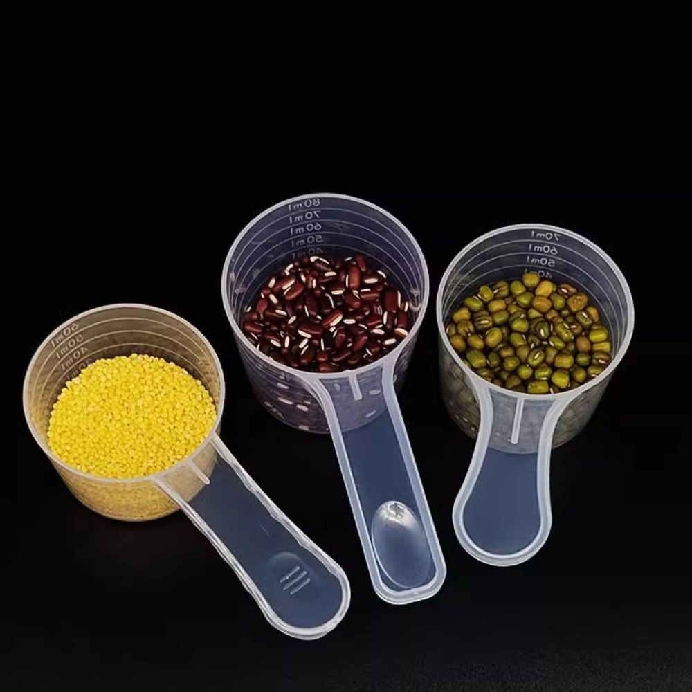 5 개/대 투명 플라스틱 숟가락 측정 규모와 평평한 바 - Kitchen Baking Kit 리뷰 및 가격