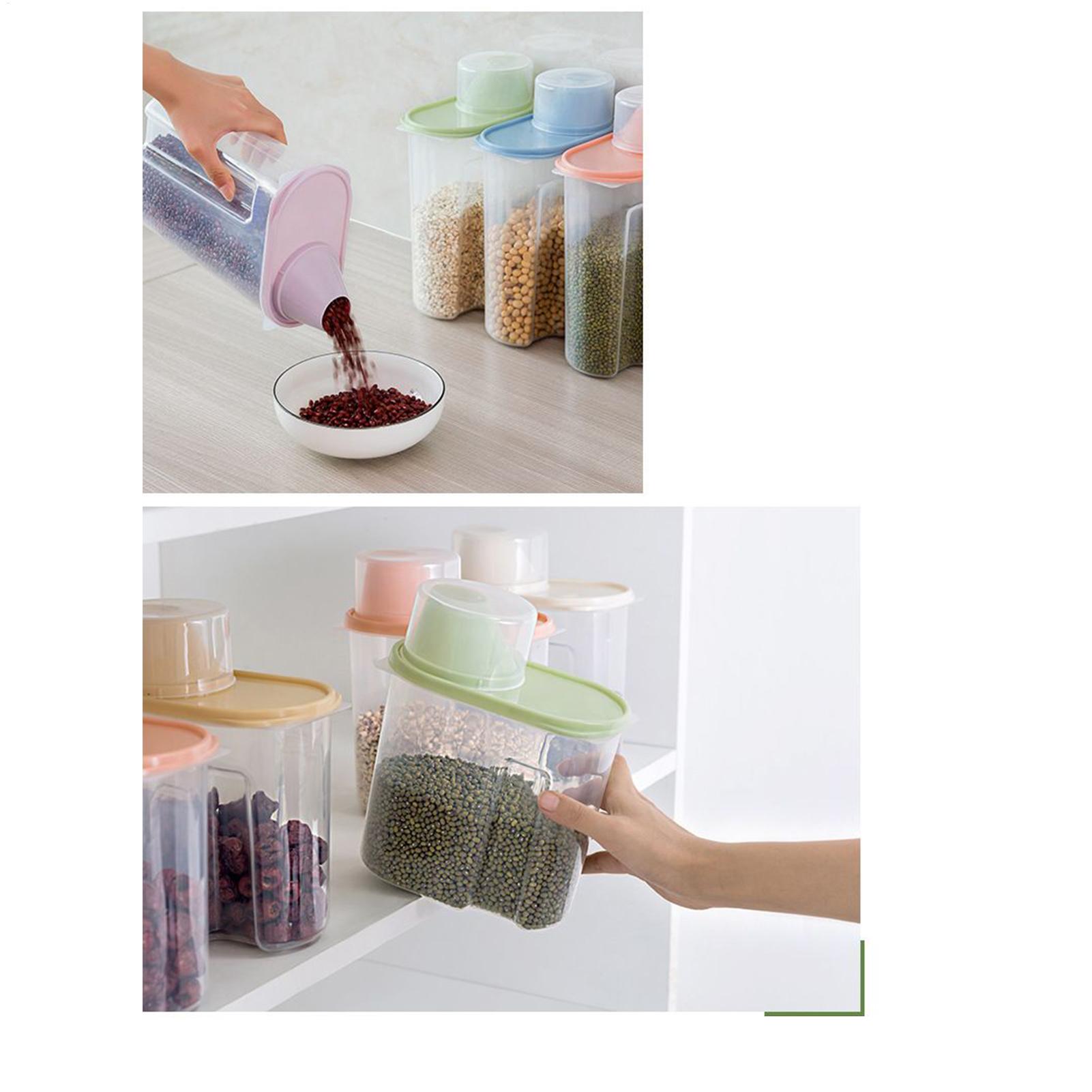 주방용 캐니스터 세트 4개 2.5L 투명 밀폐 주방용품 - Kitchen Baking Canisters 리뷰 및 가격