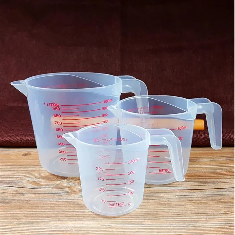 3Pcs 키트 베이킹 액체 측정 컵 PVC 스케일 컵  - Kitchen Baking Kit 리뷰 및 가격