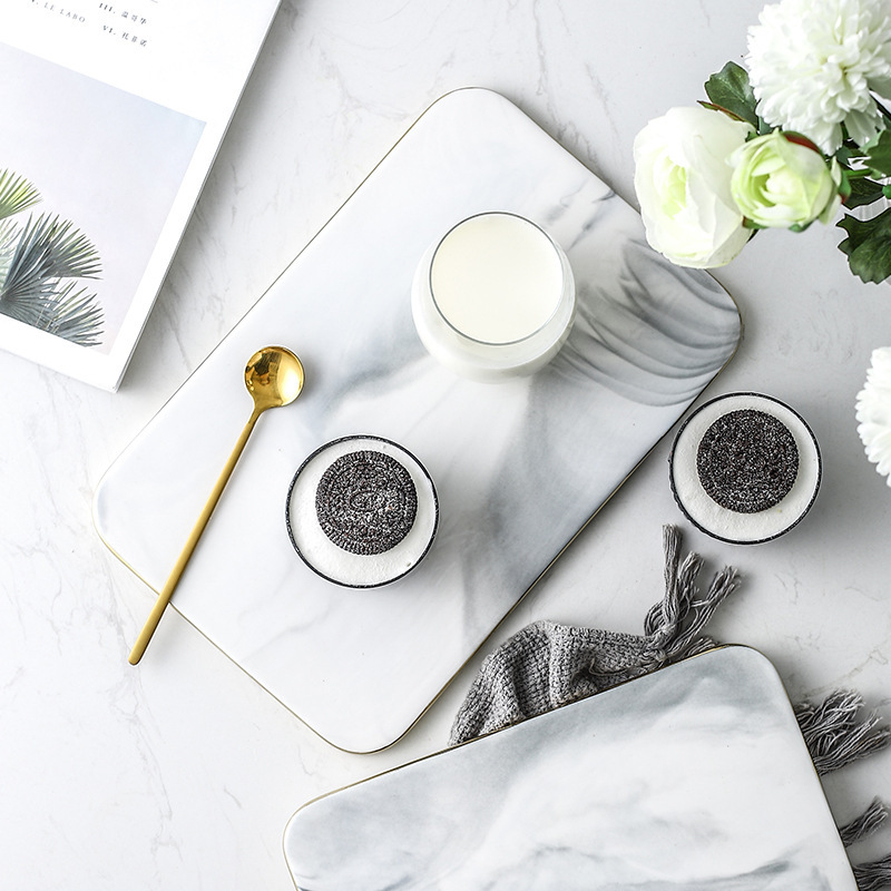 Glod Rim이 있는 대리석 세라믹 도마, 주방, 스 - Rolling Pin Marble 리뷰 및 가격