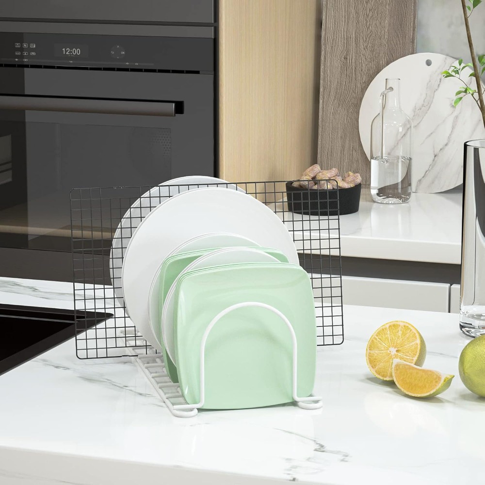수직형 식기 정리대, 10.5인치 접시/냄비/뚜껑/도마 - Kitchen Baking Sheet Organizer 리뷰 및 가격