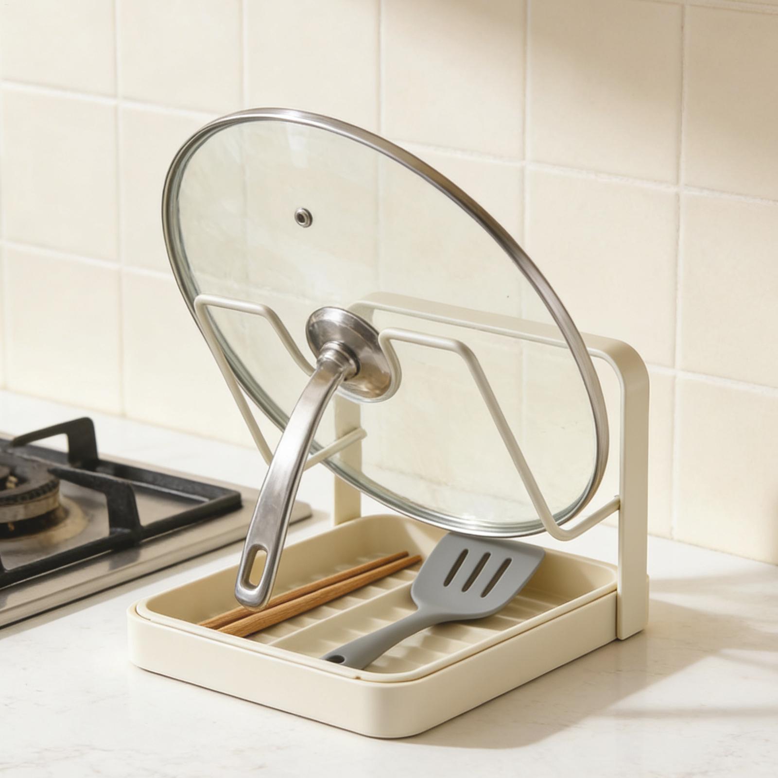 냄비 뚜껑 정리대 미끄럼 방지 주방 수납 스탠드 냄비  - Kitchen Baking Pan Organizer 리뷰 및 가격