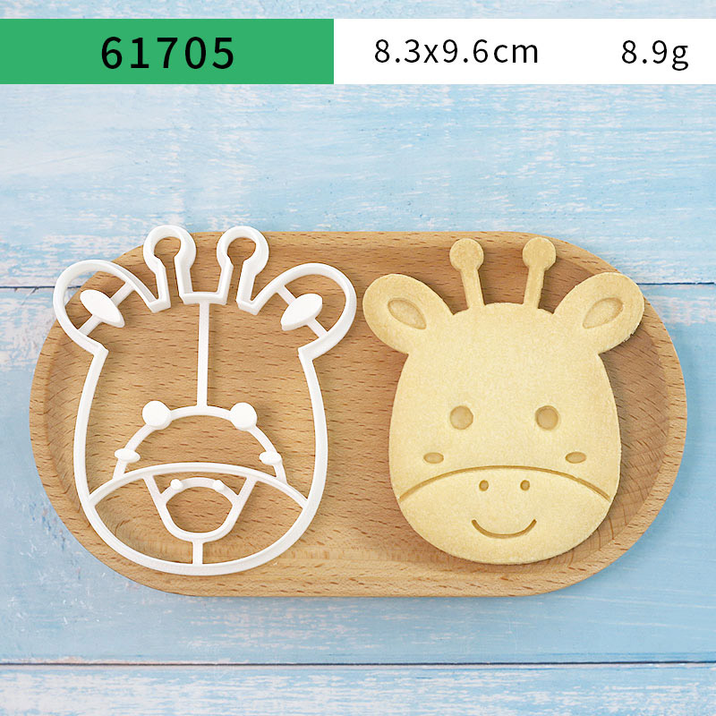 4개 동물 쿠키 커터 세트 3D 귀여운 사자 호랑이 기 - Kitchen Baking Kit 리뷰 및 가격
