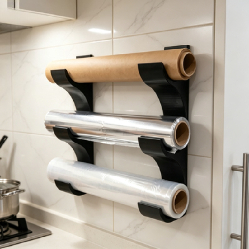 3단 벽걸이형 플라스틱 랩 및 오일페이퍼 보관 랙, 주 - Kitchen Baking Sheet Organizer 리뷰 및 가격