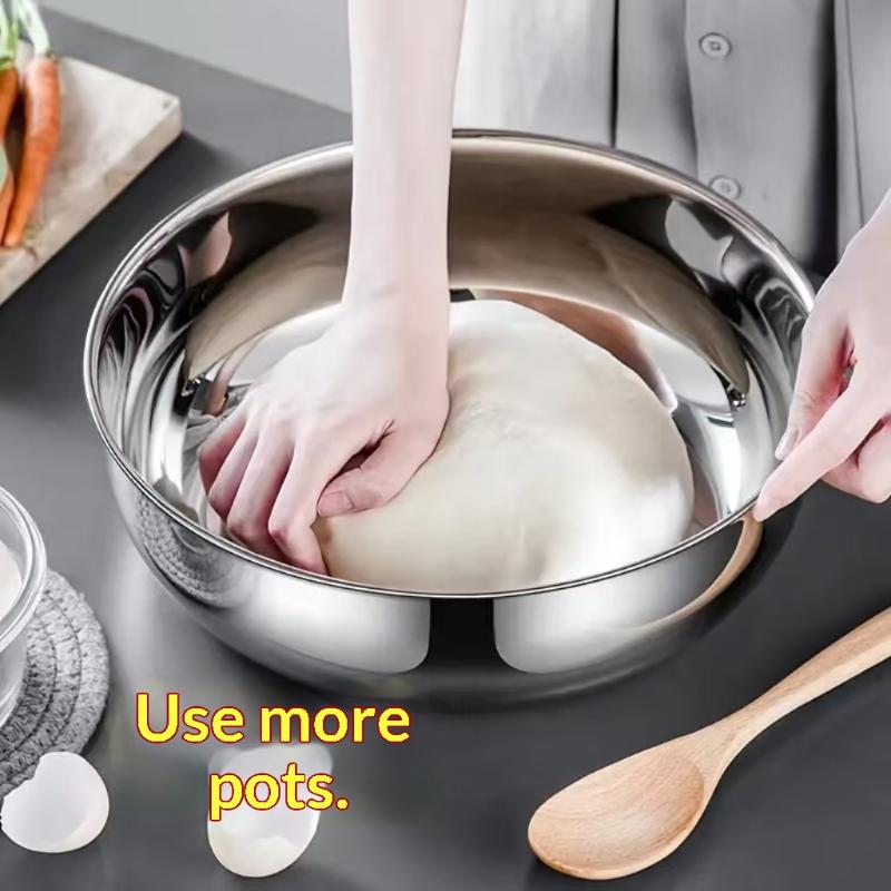 새로운 스테인리스 스틸 믹싱볼(뚜껑 포함) - 베이킹, - Kitchen Baking Bowls 리뷰 및 가격