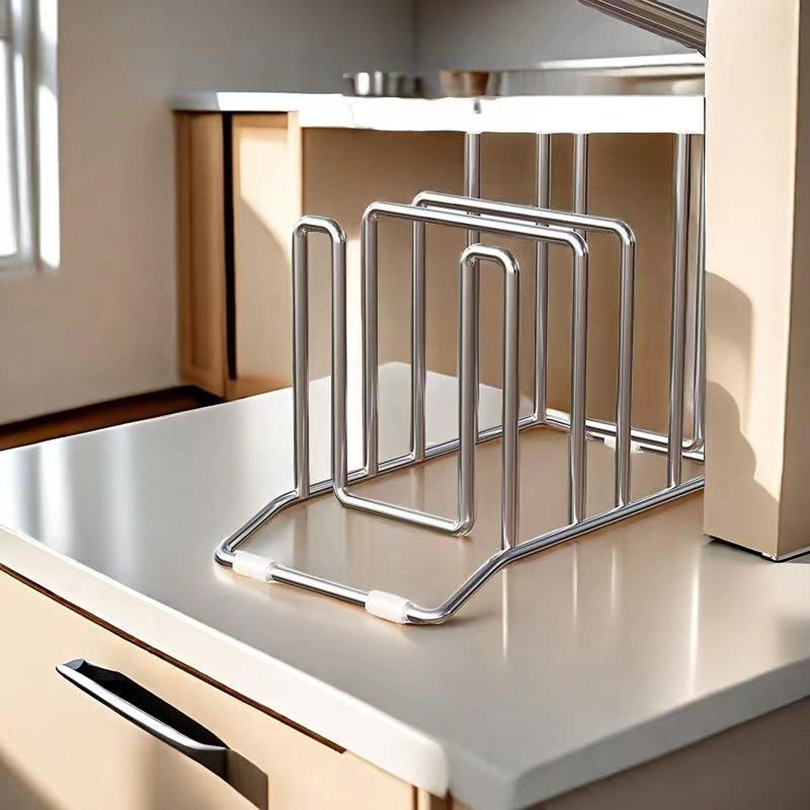 도마 랙 냄비 뚜껑 랙 주방 액세서리 분리형 도마 정리 - Kitchen Baking Sheet Organizer 리뷰 및 가격