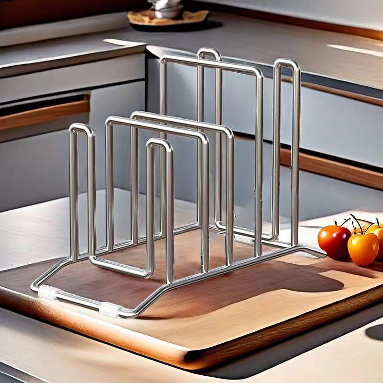 도마 랙 냄비 뚜껑 랙 주방 액세서리 분리형 도마 정리 - Kitchen Baking Sheet Organizer 리뷰 및 가격