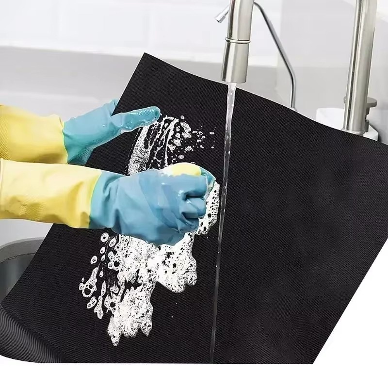 1/2/3/4/5PCS 블랙 바베큐 그릴 매트 오븐 베 - Kitchen Baking Mat 리뷰 및 가격