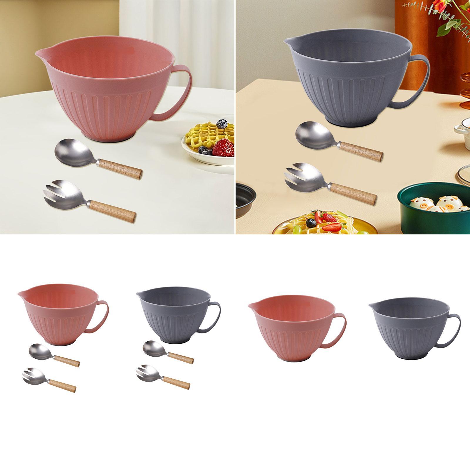 스파우트가 있는 믹싱 볼 베이킹 액세서리 계란 거품기  - Kitchen Baking Bowls 리뷰 및 가격