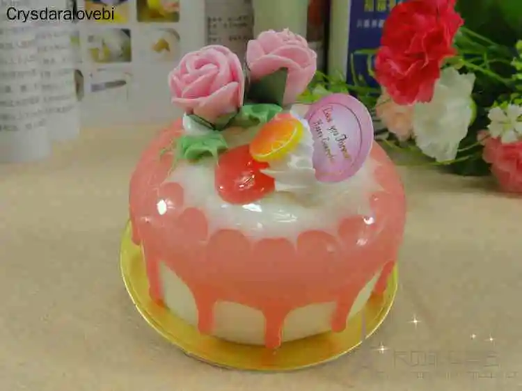 6 개/대 시뮬레이션 로즈 케이크 PU 작은 케이크 어 - Kitchen Set Bakery 리뷰 및 가격