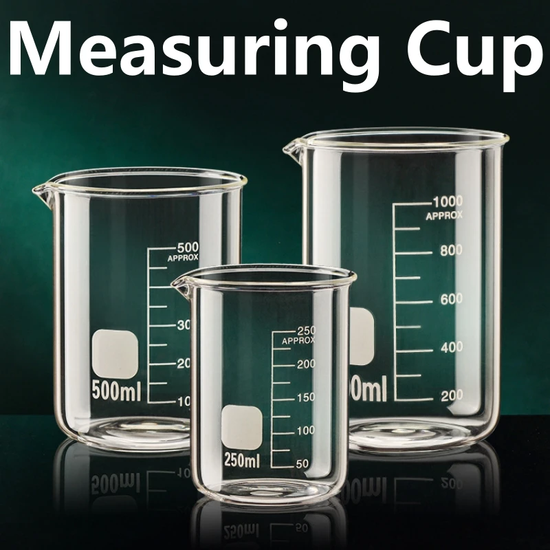 50-1000ml 조합 세트 고붕규산 유리 측정 컵 투 - Kitchen Baking Kit 리뷰 및 가격