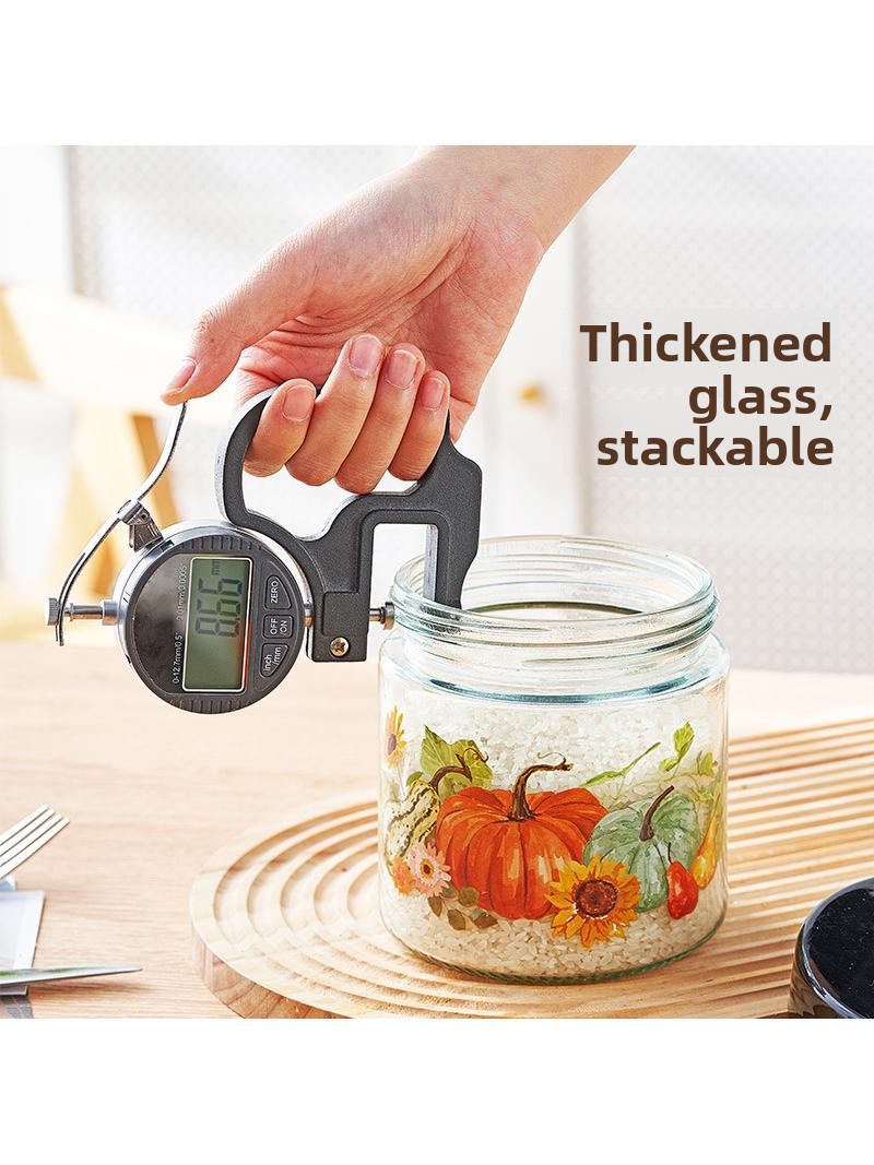 두꺼운 유리 밀폐 저장 용기 차 잎 보관함 투명 뚜껑  - Kitchen Baking Canisters 리뷰 및 가격