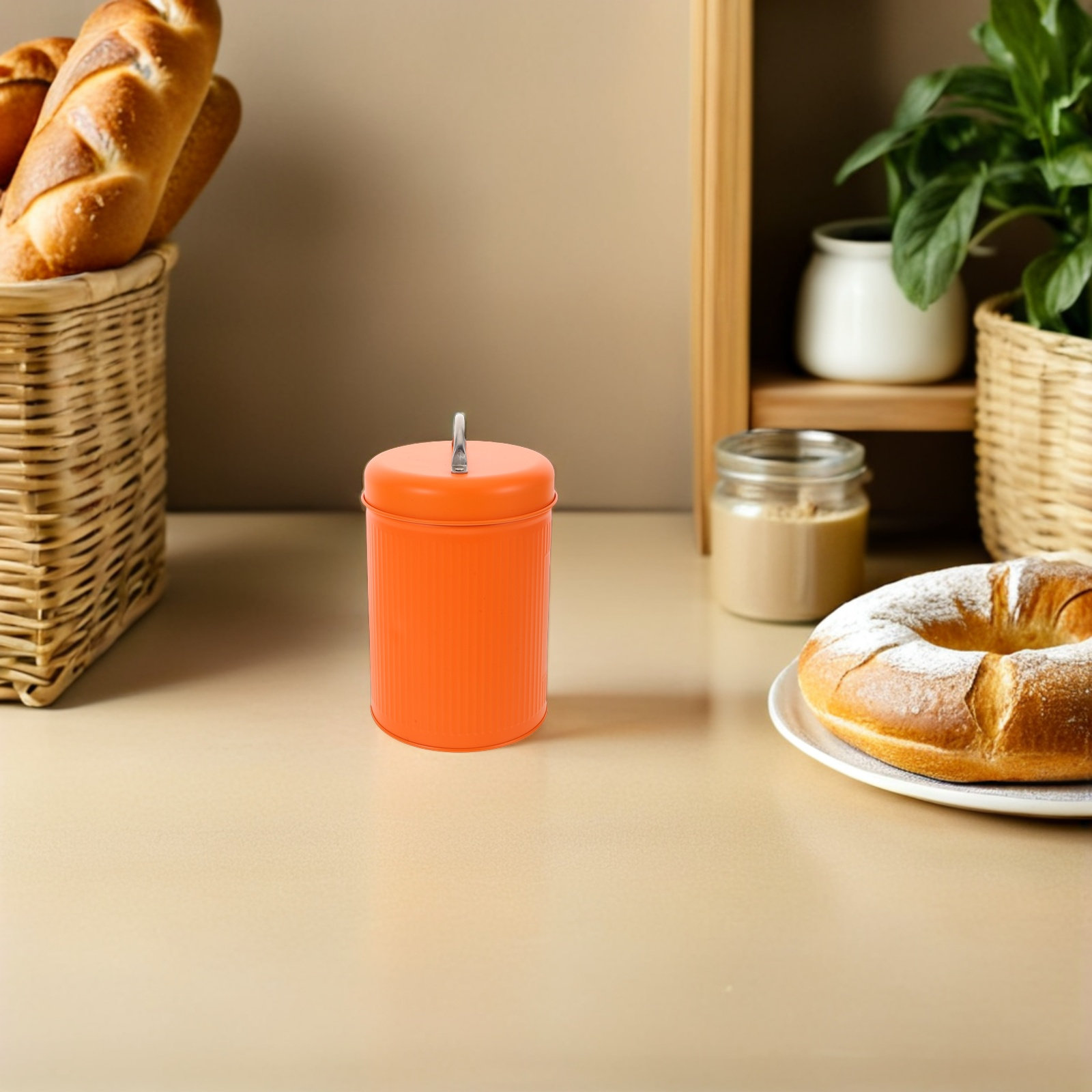 밀폐 쿠키 보관함 뚜껑이 있는 빈티지 양철 캔디 보관함 - Kitchen Baking Canisters 리뷰 및 가격
