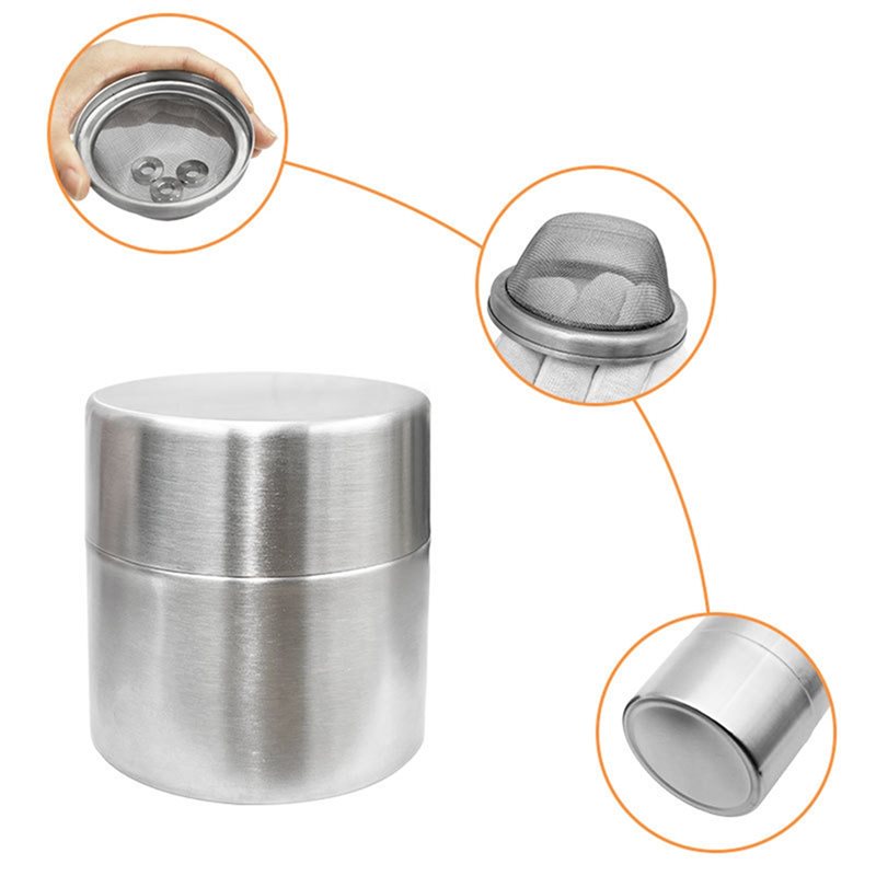 스테인리스 스틸 말차 가루 체망과 보관용 스테인리스 스 - Kitchen Baking Canisters 리뷰 및 가격